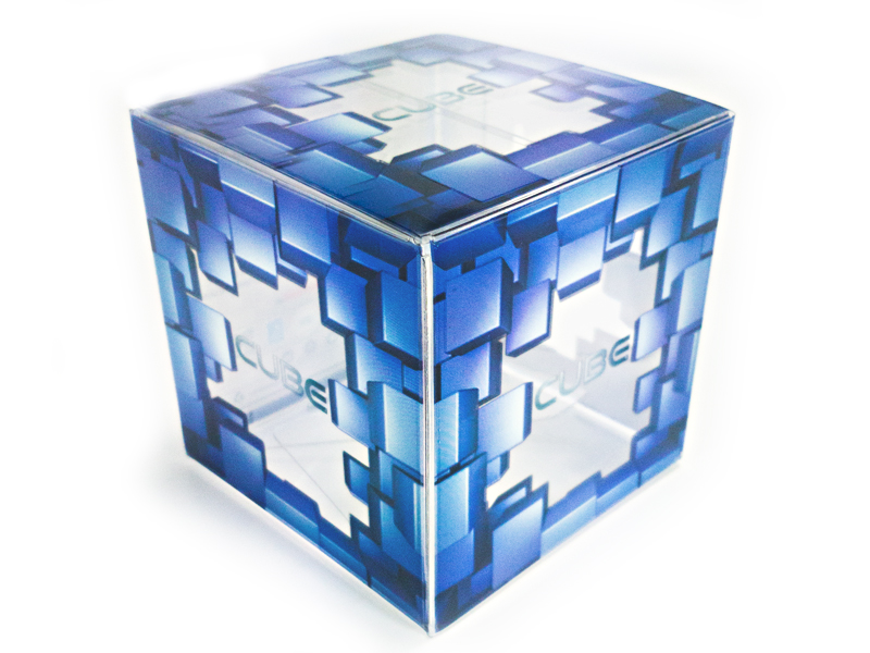 Boîte design cube